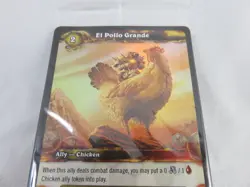 World of Warcraft El Pollo Grande Unscratched Sealed Magic Rooster Mount WoW - Image 5