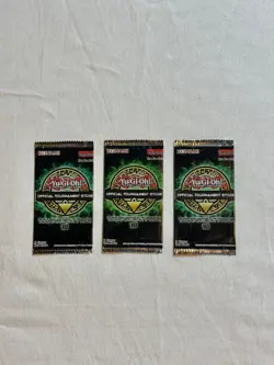 YuGiOh TCG OTS 18 Lot of 3 Sealed Tournament Packs Konami Trading Card Game - Image 1