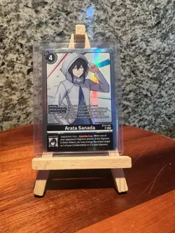 Digimon CCG Cyber Eden Arata Sanada Super Rare Card BT22-091 - Image 1