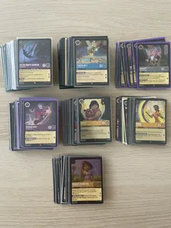 Disney Lorcana TCG 225 FOIL Cards . Bulk Foils From Sets 2-8 . - Image 1