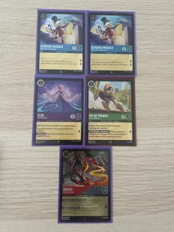 Disney Lorcana TCG 225 FOIL Cards . Bulk Foils From Sets 2-8 . - Image 2