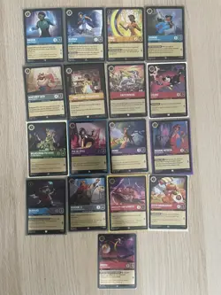 Disney Lorcana TCG 225 FOIL Cards . Bulk Foils From Sets 2-8 . - Image 4