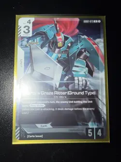 Gundam Card Game Carta's Graze Ritter (Ground Type) Dual Impact Rare GD02-073 R - Image 1