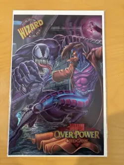Marvel OverPower Card Game Special Edition Metal Print Venom vs. Gambit - Wizard - Image 4