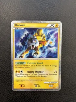 Raikou - SL9 - Pokemon Call of Legends Holo Card MP - Image 1