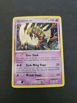 MP/Clean Giratina LV.63 Holo Rare Card #10/127 Vintage Pokemon - Image 1