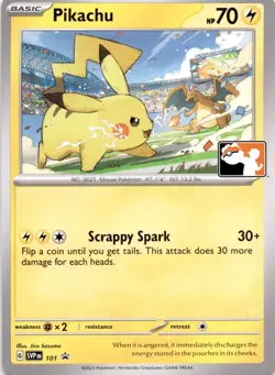 Pikachu Promo SV: Scarlet & Violet Promo Cards 101 NM - Image 1