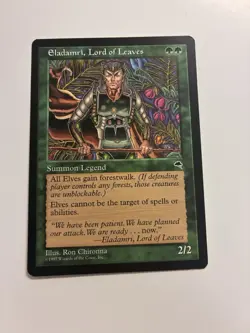 Eladamri, Lord Of Leaves Tempest MTG LP Lightly Played Commander EDH Premodern - Image 1