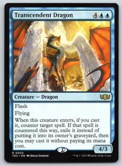 Transcendent Dragon - Commander: Tarkir: Dragonstorm - MTG - Near Mint - Image 1