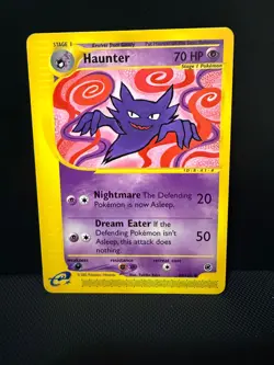 Pokemon Card - Haunter 80/165 - Expedition Base Set NM WOTC Vintage E-Reader - Image 1