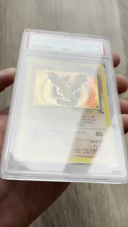 1999 POKEMON FOSSIL #12 MOLTRES-HOLO PSA 6 - Image 2