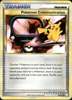 Pokemon Communication 98/123 Uncommon HGSS Heartgold Soulsilver Pokemon - Image 1
