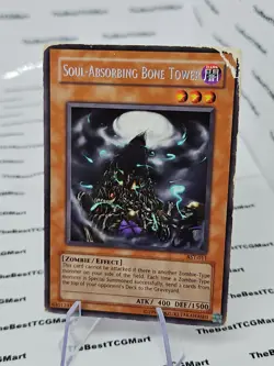 Yu-Gi-Oh! Soul-Absorbing Bone Tower Ancient Sanctuary AST-011 Unlimited Rare HP - Image 1