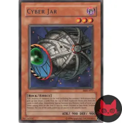 Yugioh Cyber Jar MRL-077 Rare NM - Image 1