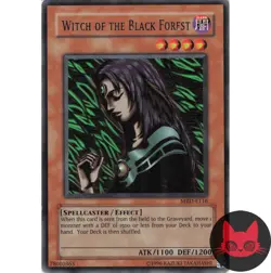 Yugioh Witch of the Black Forest MRD-E116 Rare LP - Image 1