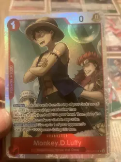 Monkey.D.Luffy - OP14-013 OP14-013 The Azure Sea's Seven Foil ENGLISH NEAR MINT - Image 1
