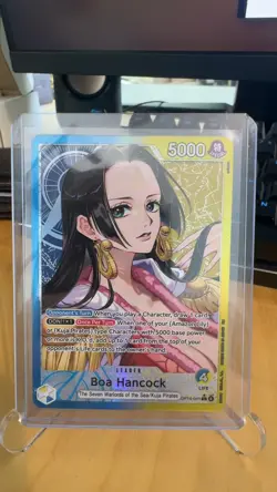 Boa Hancock (Alternate Art) Leader The Azure Sea's Seven OP14-041 NM One Piece - Image 1