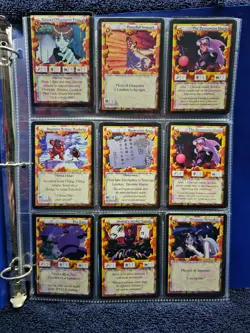 Ani-Mayhem Series 0 zero Excellent, Non-played condition El-Hazard Card Lot - Image 1