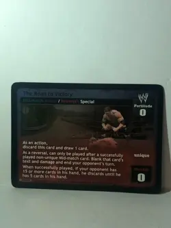 WWE RAW DEAL (2004) Batista "ROAD TO VICTORY" Ultra Rare CCG Wrestling Foil Card - Image 1