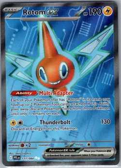 Rotom ex 111/094 ME02: Phantasmal Flames - Pokemon Card - NM - Image 1