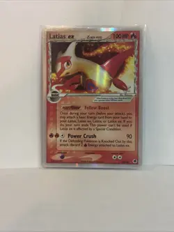 Pokemon TCG Latias EX Dragon Frontiers Holo Rare Card 95/101 Delta Species - Image 1