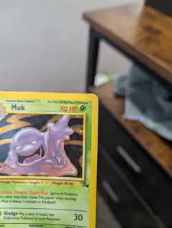Pokemon TCG Muk Fossil Holo Rare Card 13/62 - Image 2