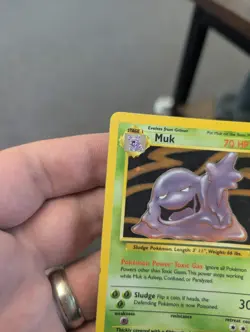 Pokemon TCG Muk Fossil Holo Rare Card 13/62 - Image 5