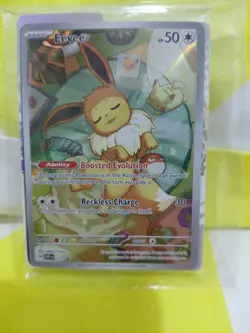 Pokemon Eevee - Scarlet and Violet SVP173 Black Star Promo Sealed With Dividers - Image 1