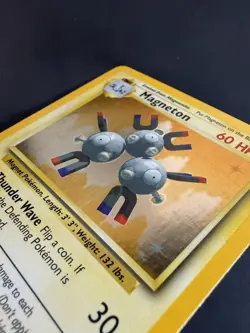 Magneton Holo Base Set Pokemon 9/102 Rare WOTC English Excellent - Image 2