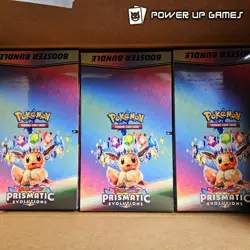 Pokemon TCG Prismatic Evolutions Booster Bundle SEALED Display Case - IN HAND - Image 2