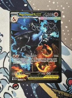 Mega Charizard X EX 125/094 - Pokemon TCG - ME Phantasmal Flames - SIR - Mint - Image 1