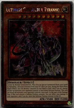 Ultimate Conductor Tyranno (Platinum Secret Rare) Platinum Secret Rare Quarter C - Image 1