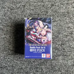 One Piece TCG Double Pack Box Set 9 The Azure Sea's Seven New Sealed - Image 1