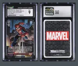 Weiss Schwarz MARVEL Vol.2 "The Amazing" Spider-Man MAR/S113-059 SR Cgc 9 Graded - Image 2