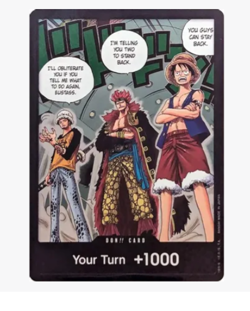 DON!! Card (Trafalgar Law, Eustass Kid and Monkey.D.Luffy) OP07 - Image 1