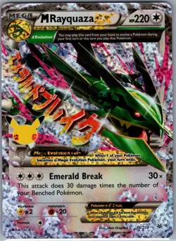 M Rayquaza EX 76/108 Celebrations: Classic Collection - Pokemon Card - NM - Image 1
