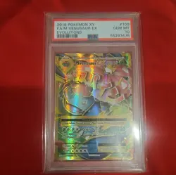 M Venusaur EX | 100/108 | PSA 10 | XY Evolutions | Pokemon Card - Image 1