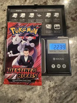 22.39g! HEAVY -Pokemon Destined Rivals Booster Pack (Sealed)-Possible GODU - Image 1