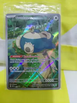 Pokemon Snorlax Scarlet & Violet - SVP051 Black Star Promo Sealed - Image 1