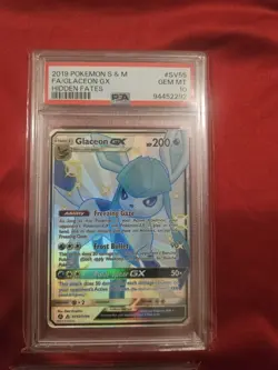 2019 Glaceon GX SV55 - Hidden Fates - PSA 10 - Pokemon TCG - Image 1