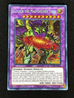 Yugioh Eldlich The Mad Golden Lord BLVO-EN040 1st Secret (NM) - Image 1