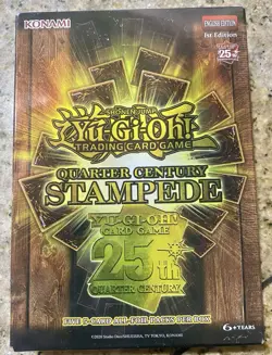 Yu-Gi-Oh! TCG: Quarter Century Stampede Box 1st Edition - New/Sealed - Image 1