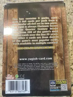 Yu-Gi-Oh! TCG: Quarter Century Stampede Box 1st Edition - New/Sealed - Image 2