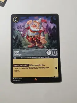 Disney Lorcana TCG Doc Bold Knight 193/204 Shimmering Skies Non Foil - Image 1