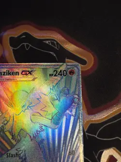 Pokemon Blaziken GX Secret Rare Full Art Holo 170/168 SM-Celestial Storm Card - Image 5