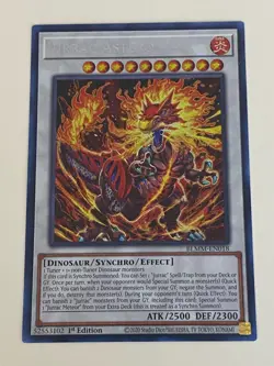 Yugioh - Jurrac Astero x 3 - 1st Edition Secret Rare NM - Free Holo Card - B - Image 2