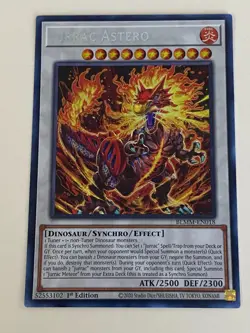 Yugioh - Jurrac Astero x 3 - 1st Edition Secret Rare NM - Free Holo Card - B - Image 3