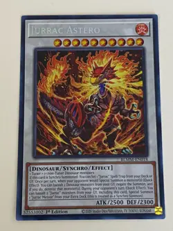 Yugioh - Jurrac Astero x 3 - 1st Edition Secret Rare NM - Free Holo Card - B - Image 4