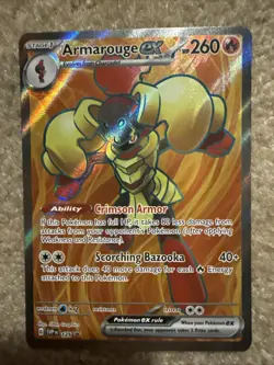 Pokemon TCG Armarouge EX 105 Promo Card SVP125 Black Star Promo - Image 1
