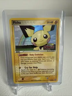 Pichu 21/108 Reverse Holo Rare EX Power Keepers Pokemon Card 2007 - Image 1